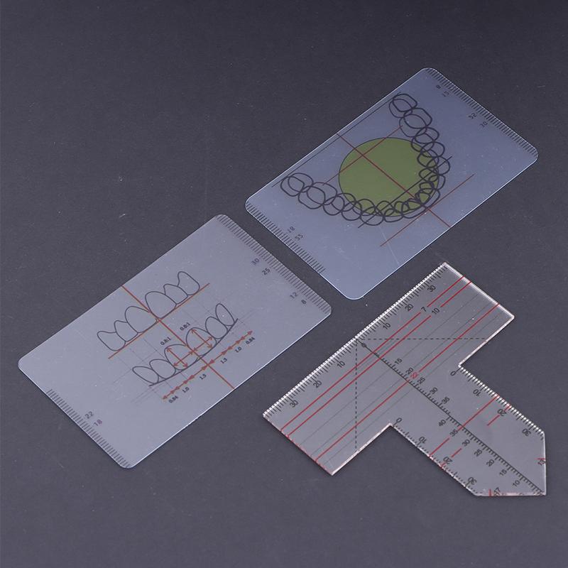 Laboratorio Odontotecnico Disegno e Allineamento Protesi Righello Dentale a T Misurazioni Simmetria Esame Strumenti Dentali Multifunzionali