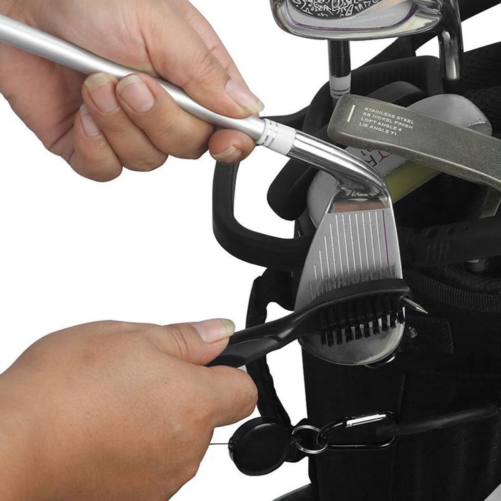 Golf Brush 3in1 Golf Club Cleaning Brush Convenient, Lightweight, Versatile