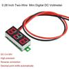 Xiaomi 0 28 Inch DC LED Digital Voltmeter 0 100V Voltage Meter Auto Car Mobile Power Voltage Tester Detector 12V Red Green Blue Yellow