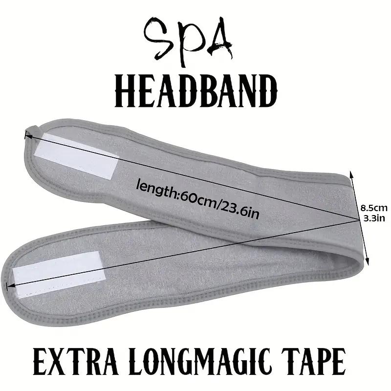 Dámská nastavitelná široká čelenka - Skvělý kosmetický doplněk pro jógu, sport, lázně, koupel, sprchu, make-up a mytí obličeje