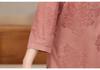 Elegant Silk Seven-Sleeve Summer Shirt for Moms: Chic Chinese Style for Middle-Aged and Elderly Women