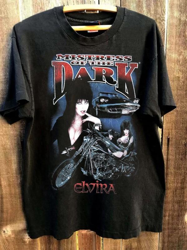 Vtg Elvira Mistress Of The Dark Movie Rare T shirt Heavy Cotton NH23756 XXXL