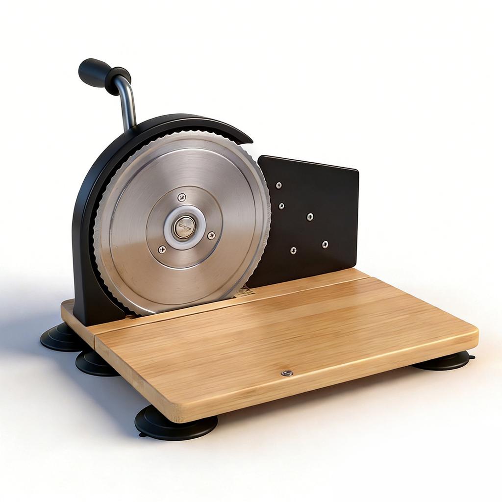 Manual Bread Cutter for Homemade Sourdough Bread Hand Crank Slicing Tool Thickness Evenly Slicing Stainless Steel