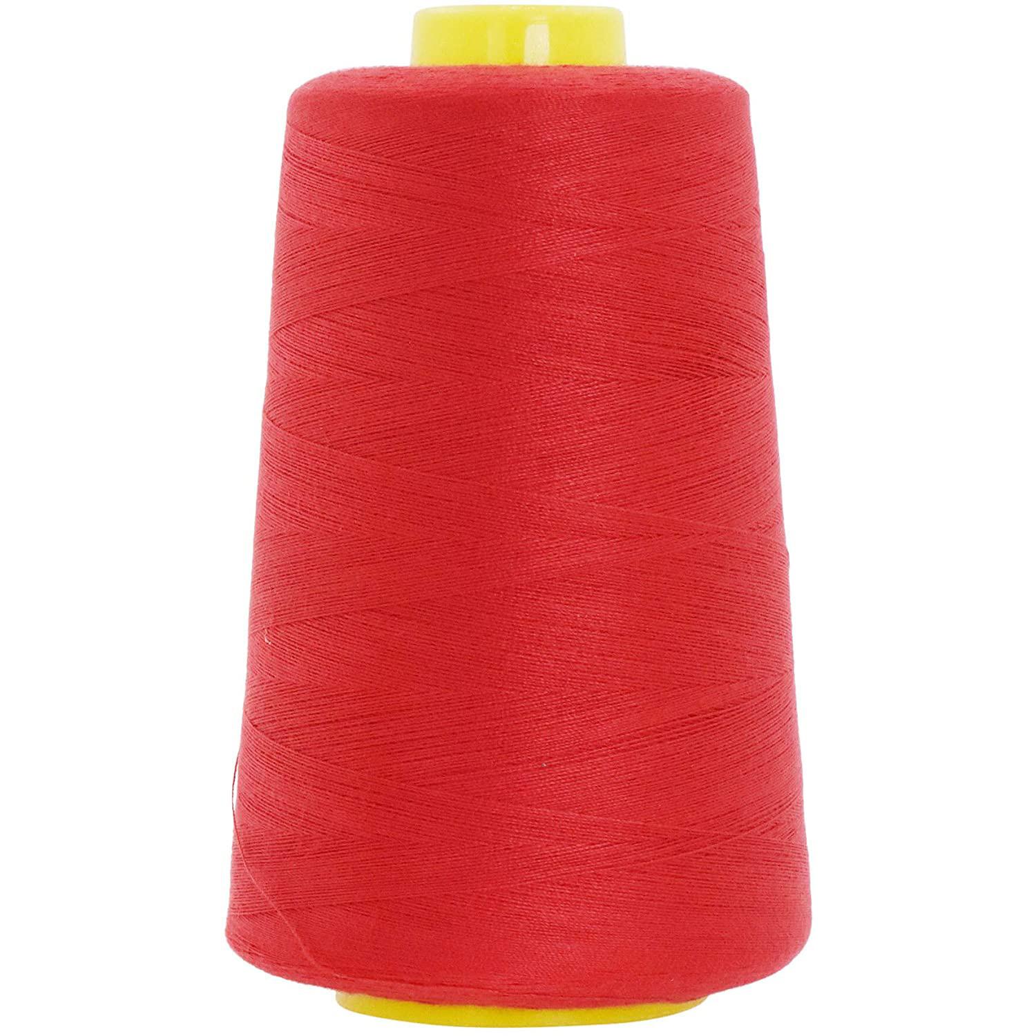 

Высокоскоростная швейная нить 3000 ярдов, полиэстеровая швейная нить, ручная линия, 402 нить для вышивания красный