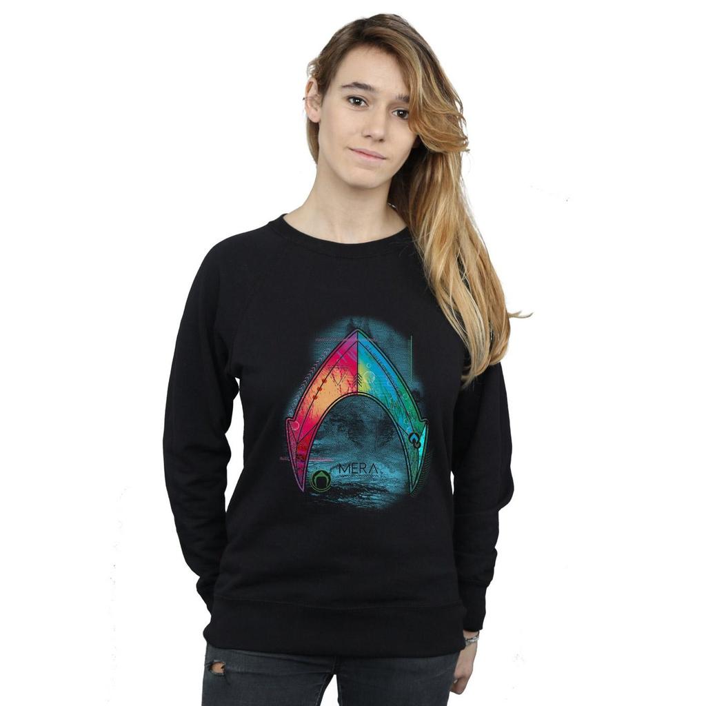 DC Comics Womens/Ladies Aquaman Mera Logo Sweatshirt