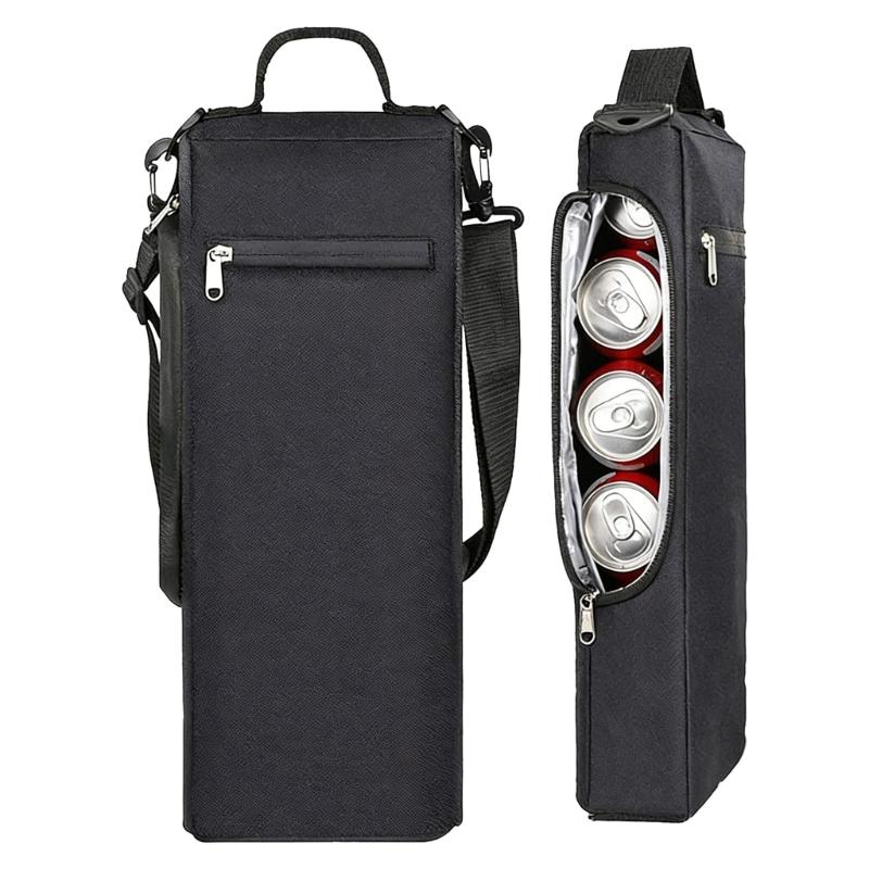 Insulated Beer Can Holder Large Capacity Insulated Storage Bag for Golf Bags Keep Drinks Cold on the Course