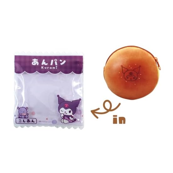 T's Factory Sanrio Retro Bread Pouch Retro Bread Series / Kuromi SR-5544228KU
