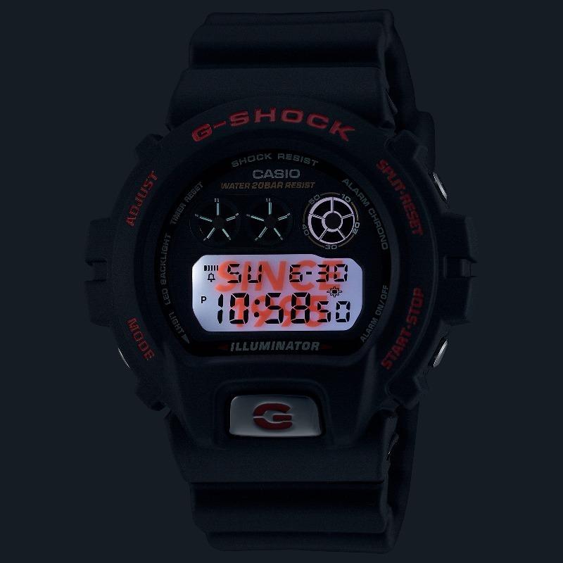 Casio G-SHOCK Men's Resin 200M Water Resistant Digital Shock Resistant Quartz Watch DW-6900TR-1
