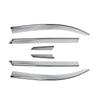 Geely Binyue Boyue X Window Sun & Rain Shield with Silver Laser Logo - 6-Piece Set