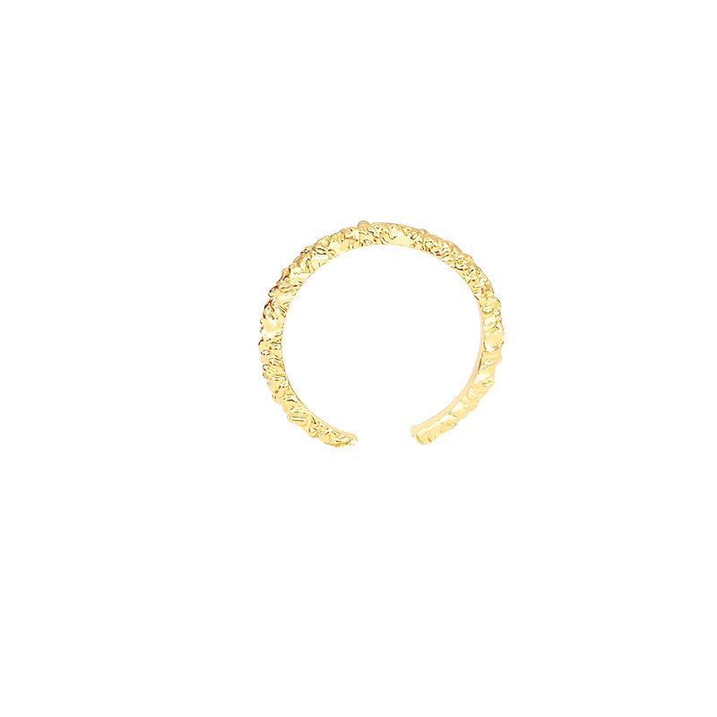 Elegant Adjustable Plain Band Ring for Women - Creative Luxury Design, Perfect for Index Finger and Versatile Style.