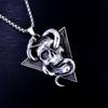 Necklace Retro Snake Skull Men's Pendant