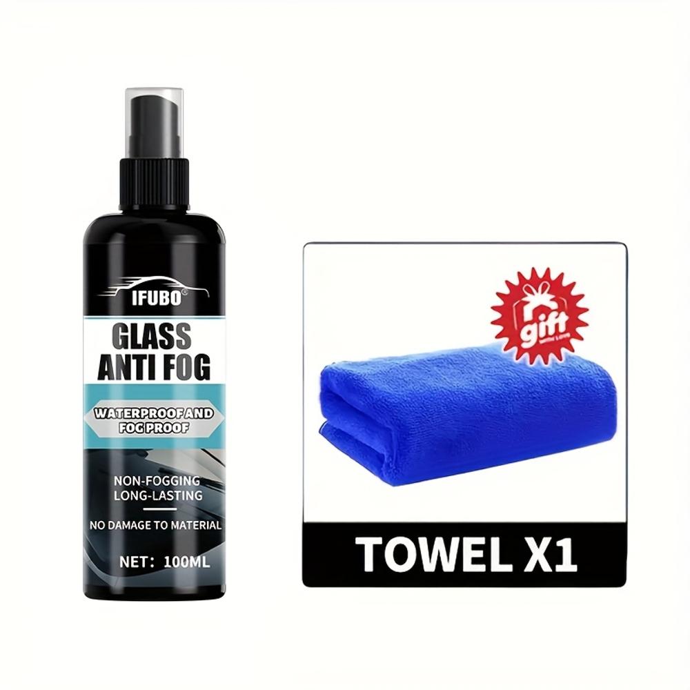 

Спрей IFUBO против запотевания - Быстродействующая формула для удаления льда и предотвращения запотевания для окон автомобиля, лобового стекла, шлемов, зеркал, салона - Win Antifogging