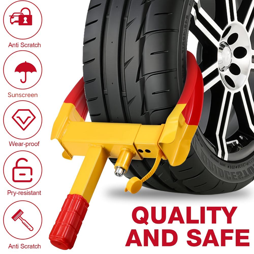 Heavy-Duty Steel Car Tire Lock Anti-Theft Security Device Enhanced Vehicle Protection