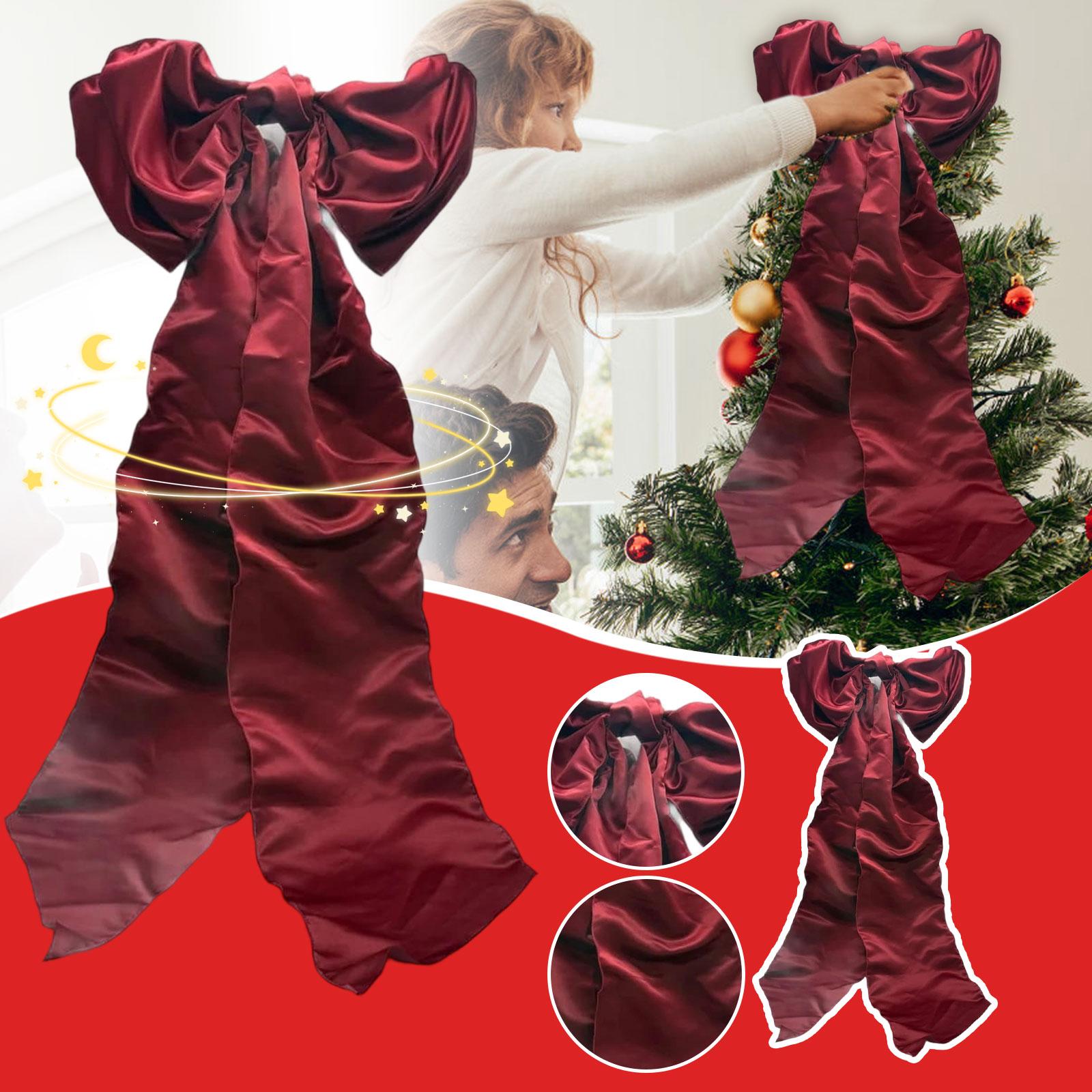 

Рождественский галстук-бабочка, Рождественское украшение, Большая галстук-бабочка, Украшение для рождественской елки One Size