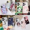 Populární pouzdro s graffiti motýlem pro Xiaomi Redmi 13 13C 14C A3 Note 13 Pro K70E K60 Ultra Nový kryt Měkký silikonový Ochrana proti pádu Průhledné pouzdra na telefon pro Redmi