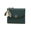 Daks Misty Flower Green Leather Check Wallet Dcwa2f307e2