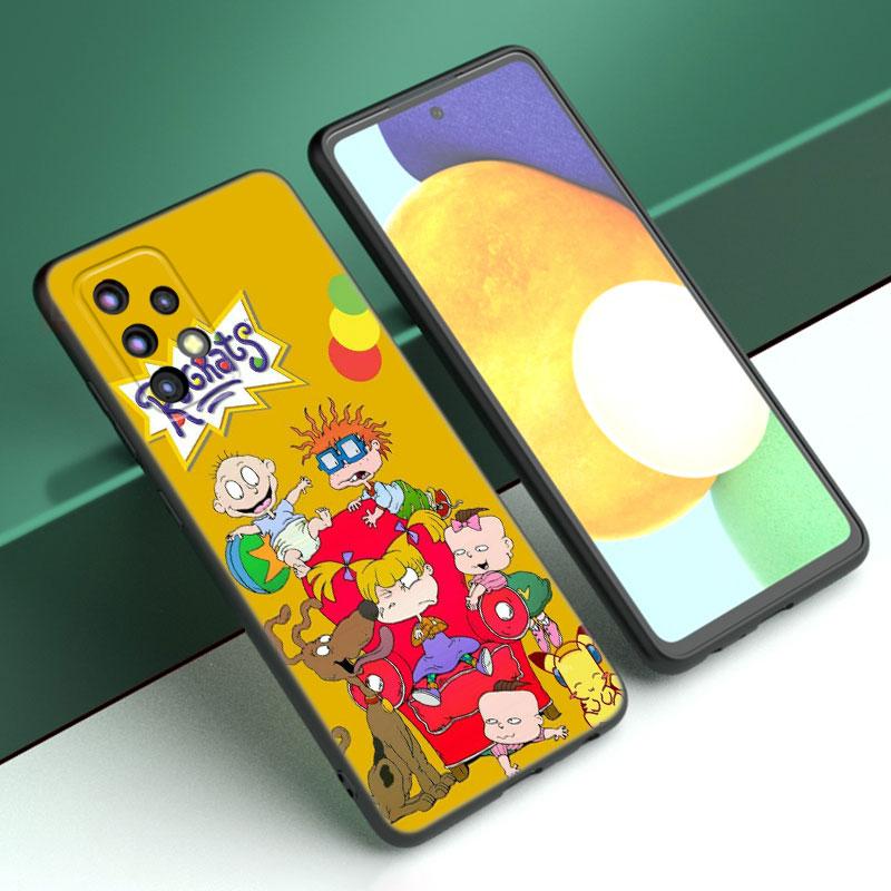Cartoon R-Rugrats Phone Case For Samsung A13 A22 A24 A32 A23 A25 A34 A35 A52S A53 A54 A55 A73 5G A12 A14 A15 A31 A33 A50 A51 A72