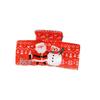Festive Hair Clip Set: Snowman, Gingerbread Man, Santa, and Cartoon Shark Clips