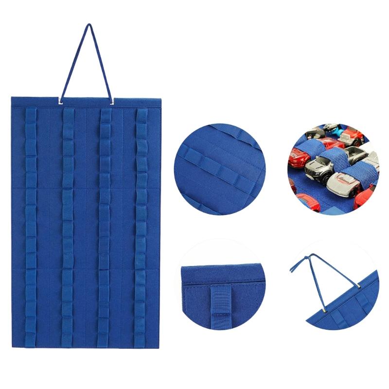 Hanging Storage Organisers for Toy Car, Toy Trucks, Display Case for Toy Car, Hold 60 Toy Car and Toy Trucks