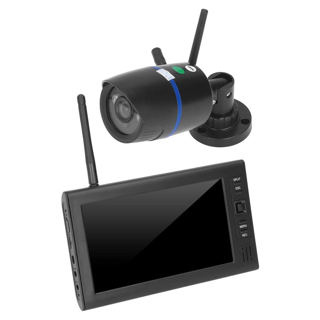 7in High Definition 720P Infrared Camera Wireless Surveillance Camera 4 Channel DVR Household Video