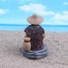 2025 Fisherman The Fish Tank Decoration Mini Fish Tank Aquarium Rockery Home Decor Old Man Fishing Dollhouse Ornaments Drop Ship