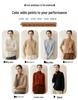 Women's Pure Cashmere Single-Breasted Sweater - Winter 2026, Solid Color, Gentle Style, Loose Fit, Slimming Design