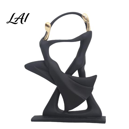 Saxophone Player Sculpture Resin Musician Sculpture Stable Base Abstract Guitar Singer Statue Band Theme Decoration Home Art Decor Collectibles