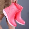 Fashion Medium Tube Rain Shoes Women's Water Shoes Low-top Rain Boots Waterproof and Non-slip Kitchen Rubber Shoes Fishing Car Wash Work Shoes