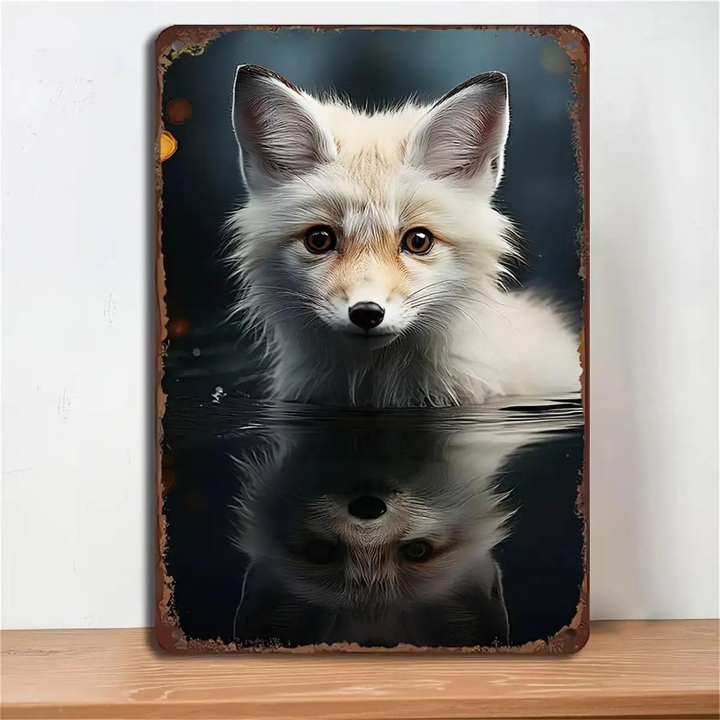 Retro Metal Sign Cute Pets Wall Decor Tin Plate Art for Living Room Bar Cafe