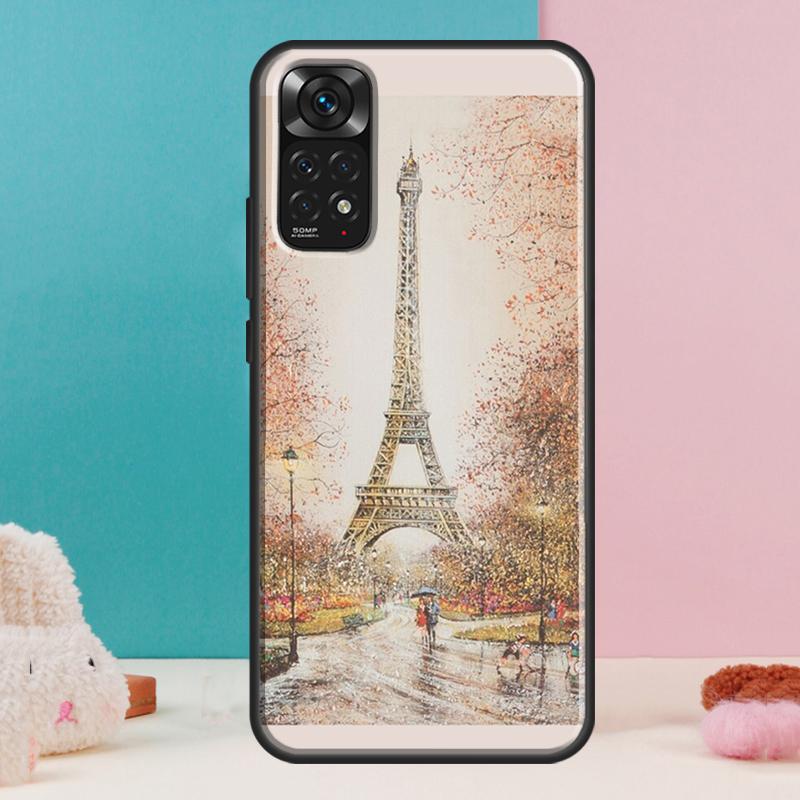 

Eiffel Tower Paris Case For Xiaomi Redmi Note 14 12 11 9 10 13 Pro 9S 10S 11S 12S Redmi 13C 10C 12C 14C Cover Redmi 12C