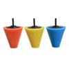Car Burnishing Foam Sponge Power Drill Tool Polishing Sponge Pad Cone Shaped Buffing Tools Set for Car Polisher Wheel Hub