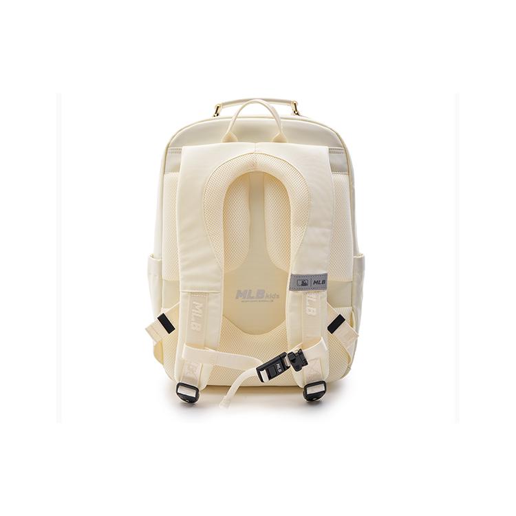 New MLB Nylon Backpack Regular Women's Ecru 7ABKMD14N-50CRS