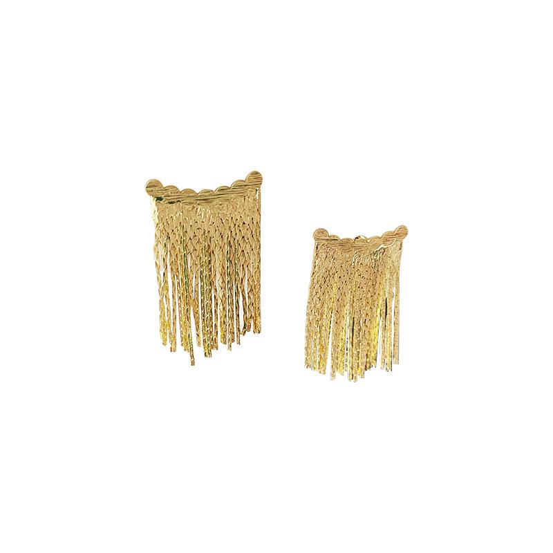 Boucles d'oreilles à franges larges et légères, design de niche luxueux, boucles d'oreilles à chaîne haut de gamme, boucles d'oreilles exquises à longue durée de vie, galaxie