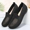 Mesh shoes women's shoes knitted dopamine soft sole the elderly breathable mesh elderly mother shoes one pedal grandma mesh