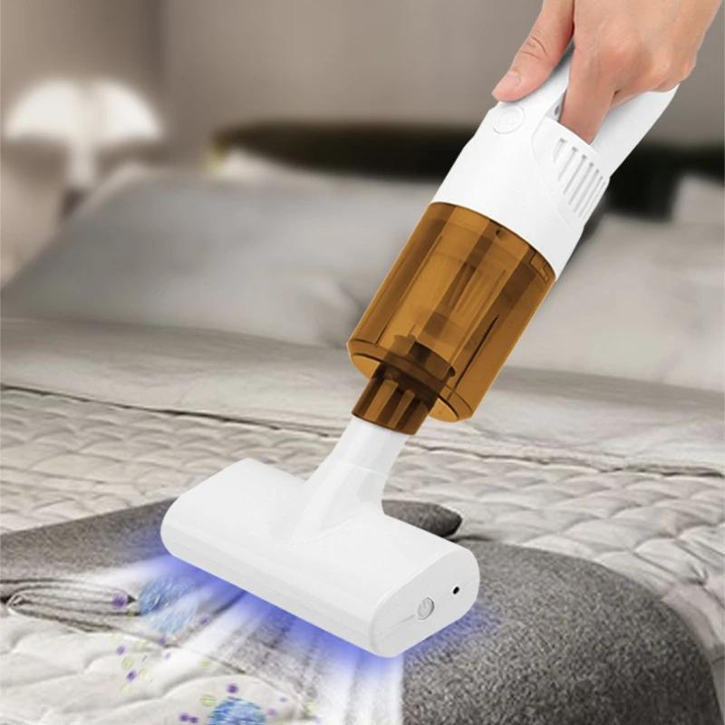 Mijia Handheld UV Bed Mite Removal Instrument Mattress Vacuum Cleaner Wireless Mite Remover Cleaning Machine for Pillows Sheets