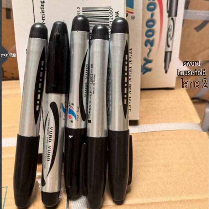 Черный Водонепроницаемый Быстросохнущий Маркер для Экспресс-Логистики