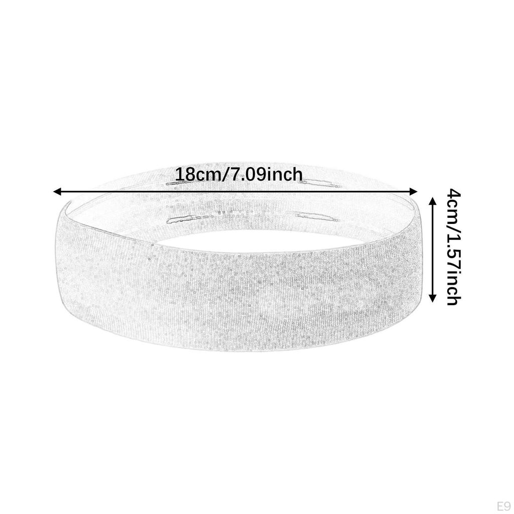 Lauf-Stirnband, elastisches Haarband, rutschfest, tragbar, Schweißband, Haarband für Yoga, Sport