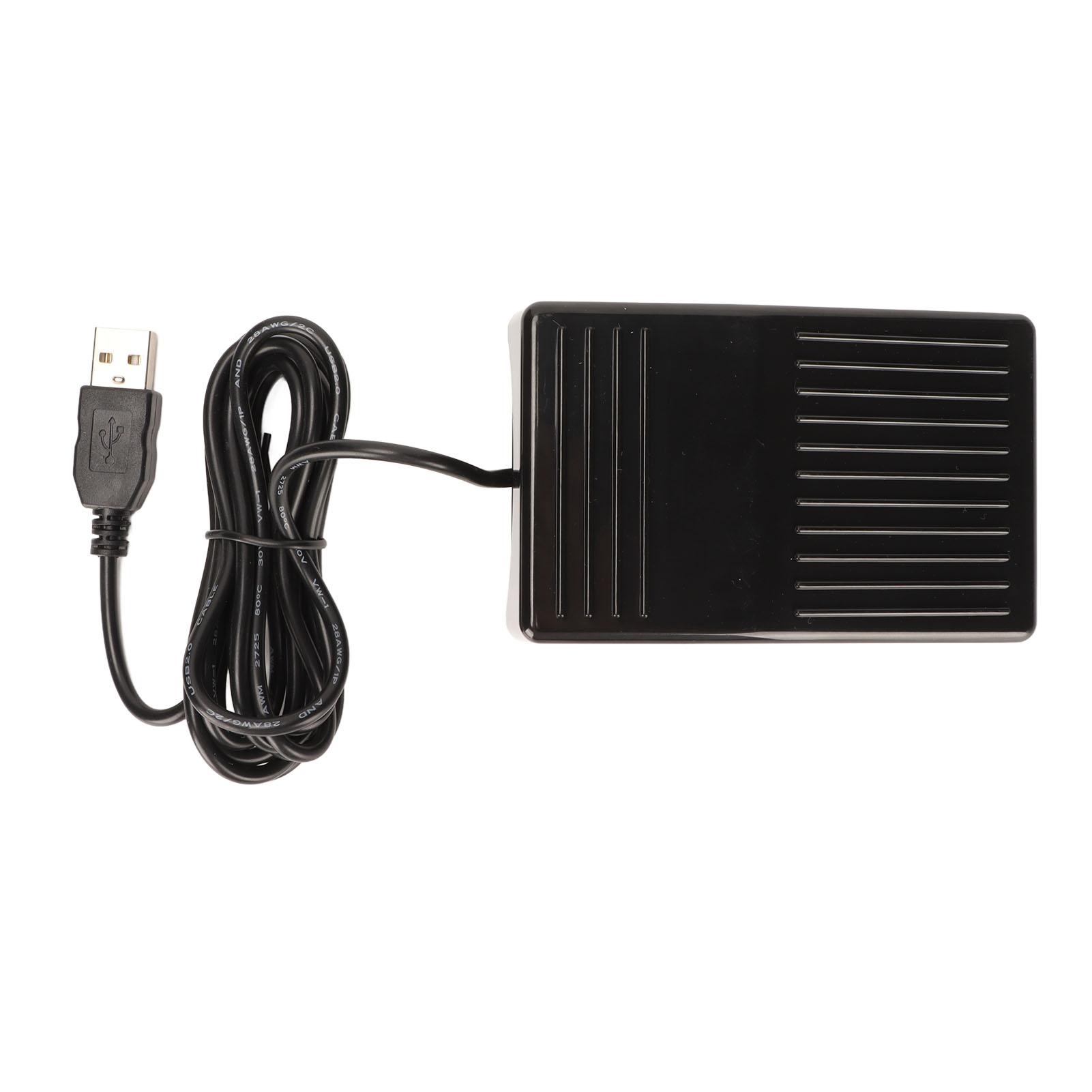 Mfyspace Usb Foot Switch Pedal Mechanical Switch Multifunctional Single Foot Switch Pedal With 2 Meters Cable For Computer
