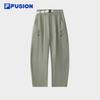 FUSION Men's Casual Loose Fit Woven Trousers