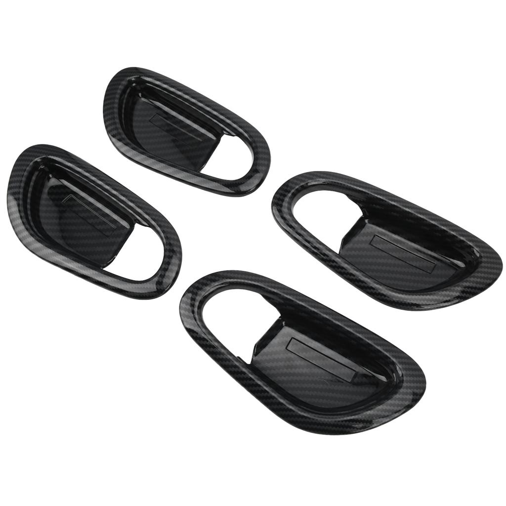 Kryt misky ťahadla vnútornej kľučky dverí v štýle karbónových vlákien vhodný pre Nissan Navara Frontier NP300