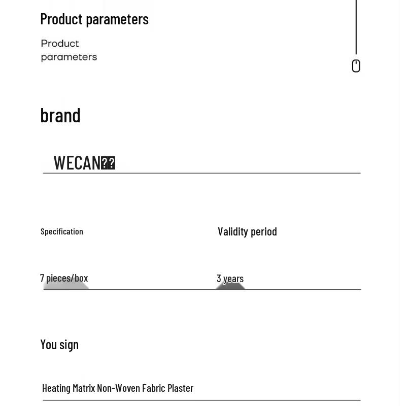 Wecan Herbal Ginger Warm Patches