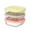 LocknLock Barohanki Light Rice Storage Container Set 320ml 3-Piece
