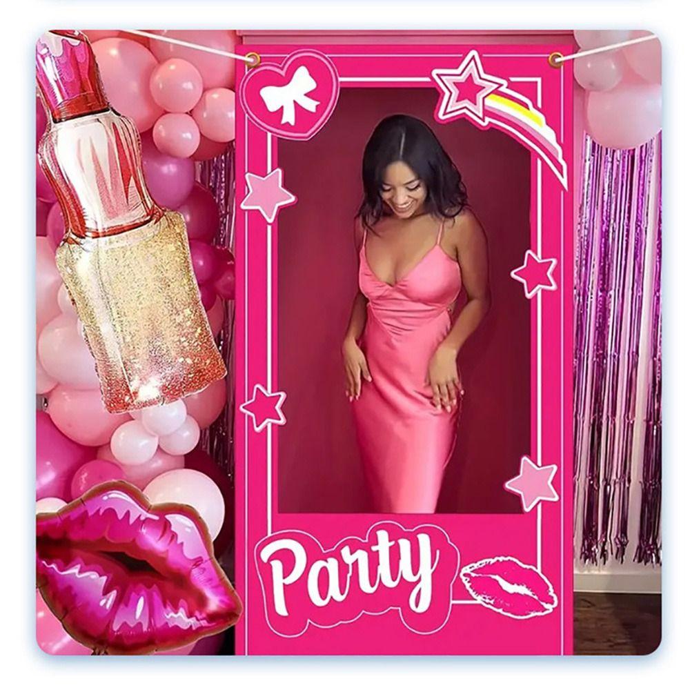 Cartoon Party Backdrop Banner Multicolor Birthday Party Decoration Fun Photo Session