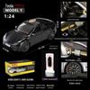 1:24 Tesla Alloy Car Model Simulation Toy - New Energy Vehicle for Kids