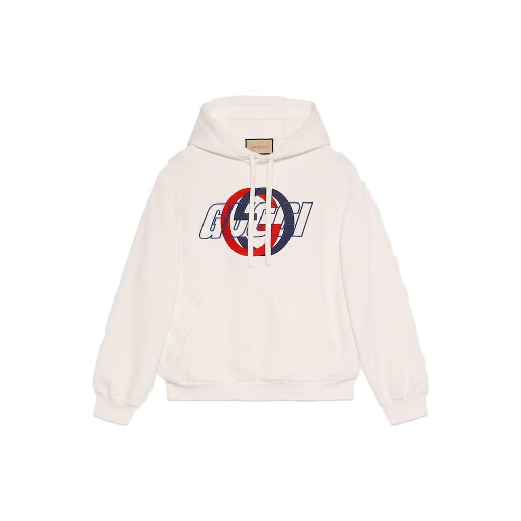 GUCCI Cotton Jersey Hooded Sweatshirt 770839-XJGA2-9314