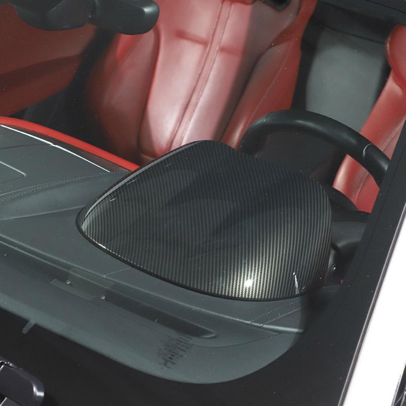 For Jaguar F-TYPE 2013-2024 ABS Carbon Fiber/Matte Black Car Dashboard Cover Decorative Sticker Car Interior Accessories