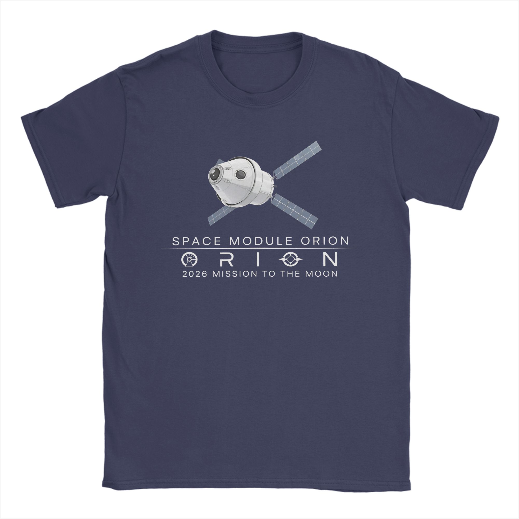 

Artemis Orion Space Module Mission to the Moon Art TShirt T Shirts Short Sleeve Tshirt Beach Cotton Oversized Top Tees 4XL