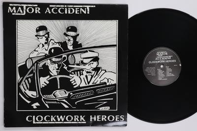 Disque vinyle MAJOR ACCIDENT Clockwork Heroes AHOYLP16 CAPTAIN OI 1988 UK Rock Occasion