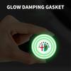 1/2/4Pcs Luminous Shock Absorber Car Door Silicone Anti Shock Pad For Alfa Romeo Giulia Stelvio Junior Tonale 33 Stradale 4C Giu