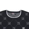 Fila Heritage Fashion Minimalist Classic Floral Versatile Comfortable Casual Elegant Textured Woven Short Sleeve Dress Women Dresses F51W628303FZC